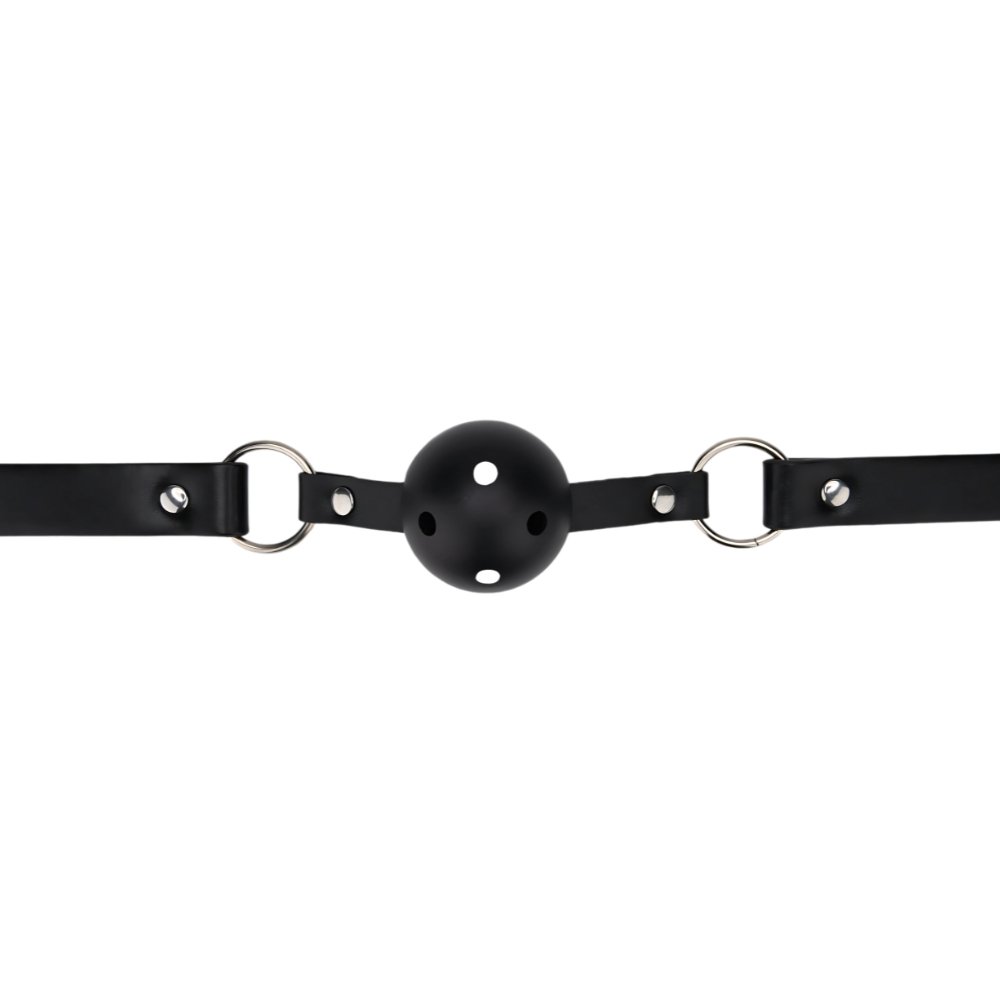Bound to Play – ball gag med hål, svart