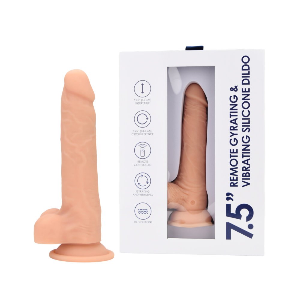 Loving Joy – fjärrstyrd silikondildo med rörelse