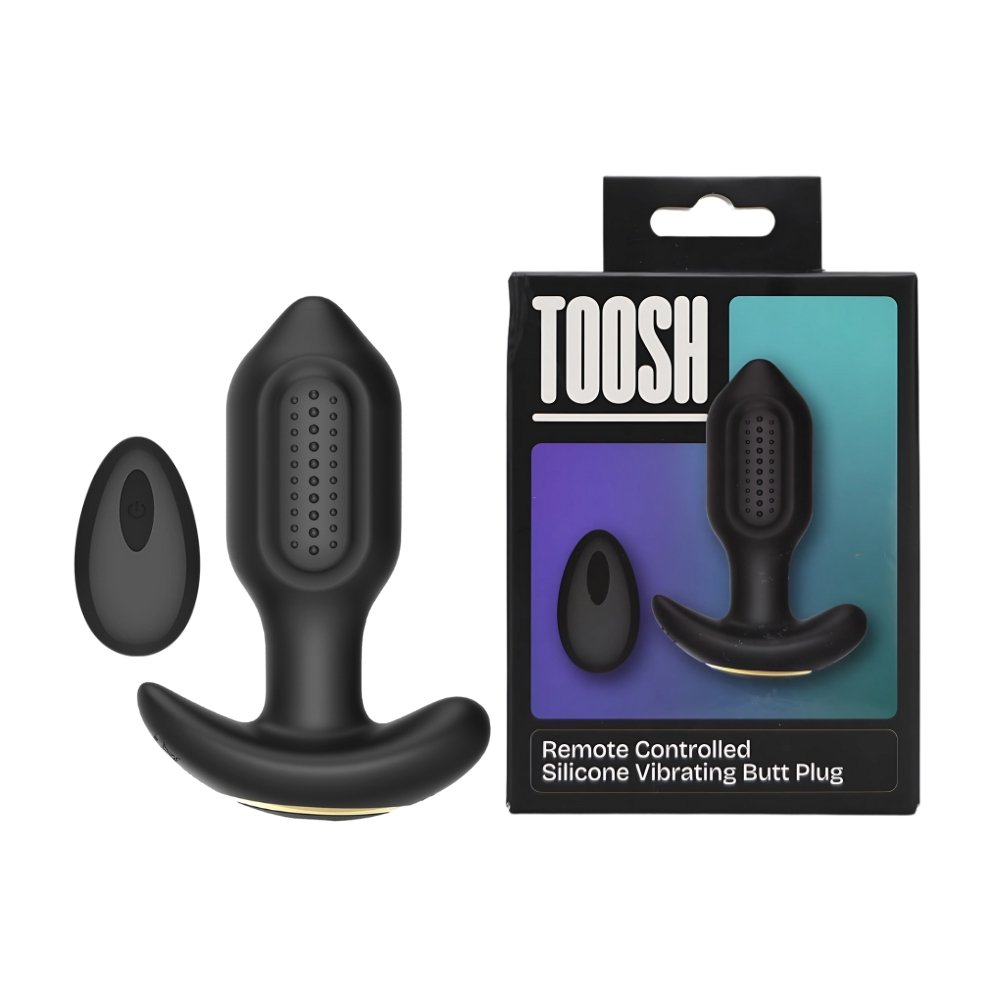 Toosh – fjärrstyrd vibrerande silikonplugg
