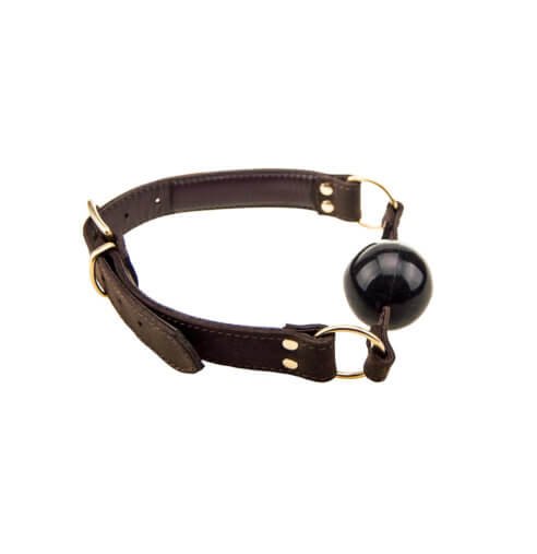 BOUND – ball gag i nubuckläder