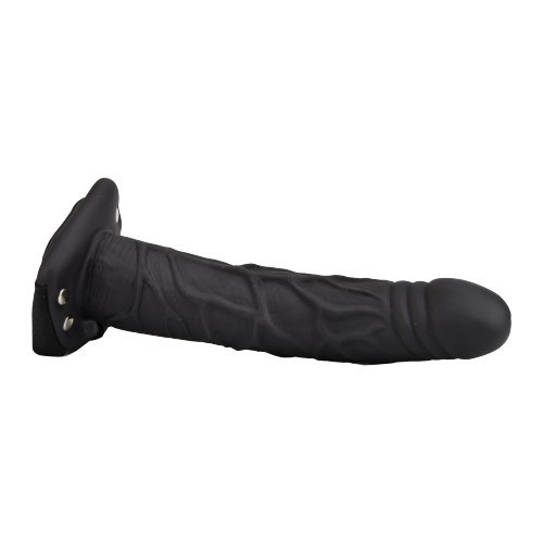 Loving Joy – ihålig strap-on, 9 tum, svart