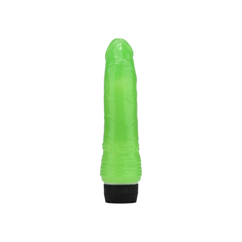 Loving Joy – realistisk vibrator, 7 tum, Självlysande