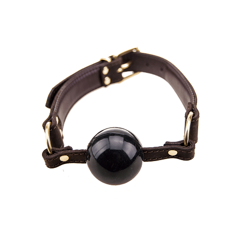 BOUND – ball gag i nubuckläder