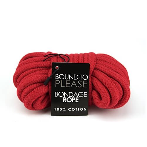 Bound to Please – bondagerep, rött